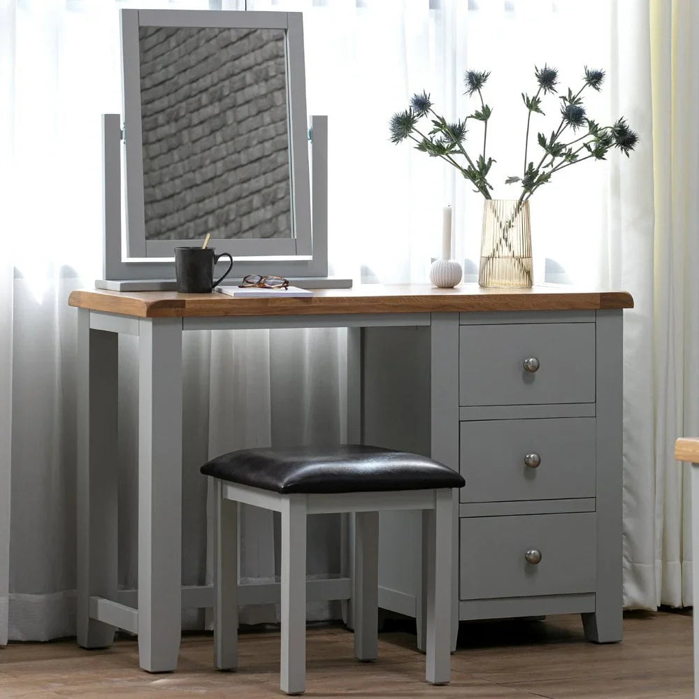 Melbourne French Grey Bedroom Dressing Table