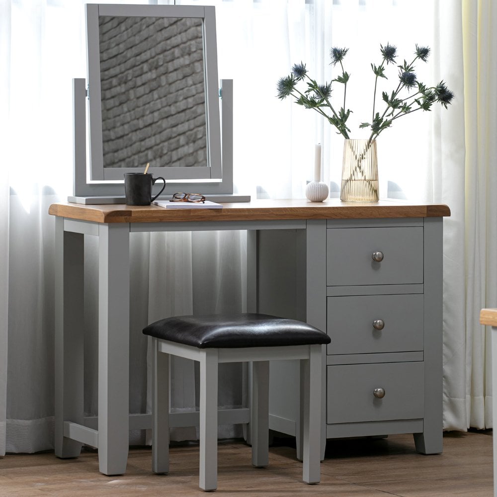 Melbourne French Grey Bedroom Dressing Table