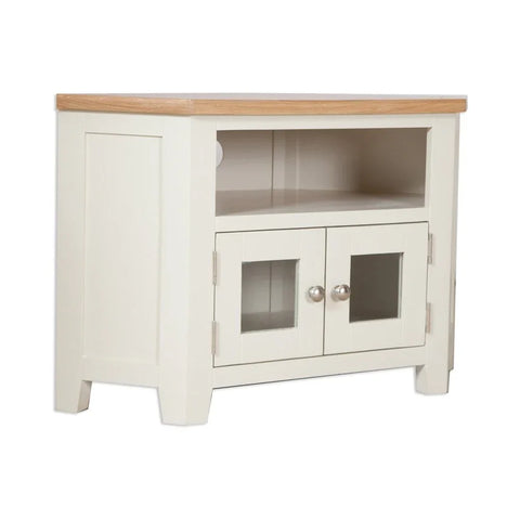 Melbourne Ivory Glazed Tv Cabinet