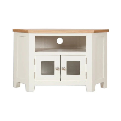 Melbourne Ivory Glazed Tv Cabinet