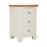 Melbourne Ivory Bedroom  3 Drawer Bedside Cabinet