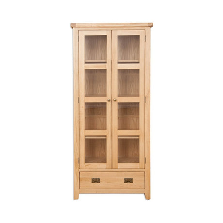 Melbourne Natural Display Cabinet