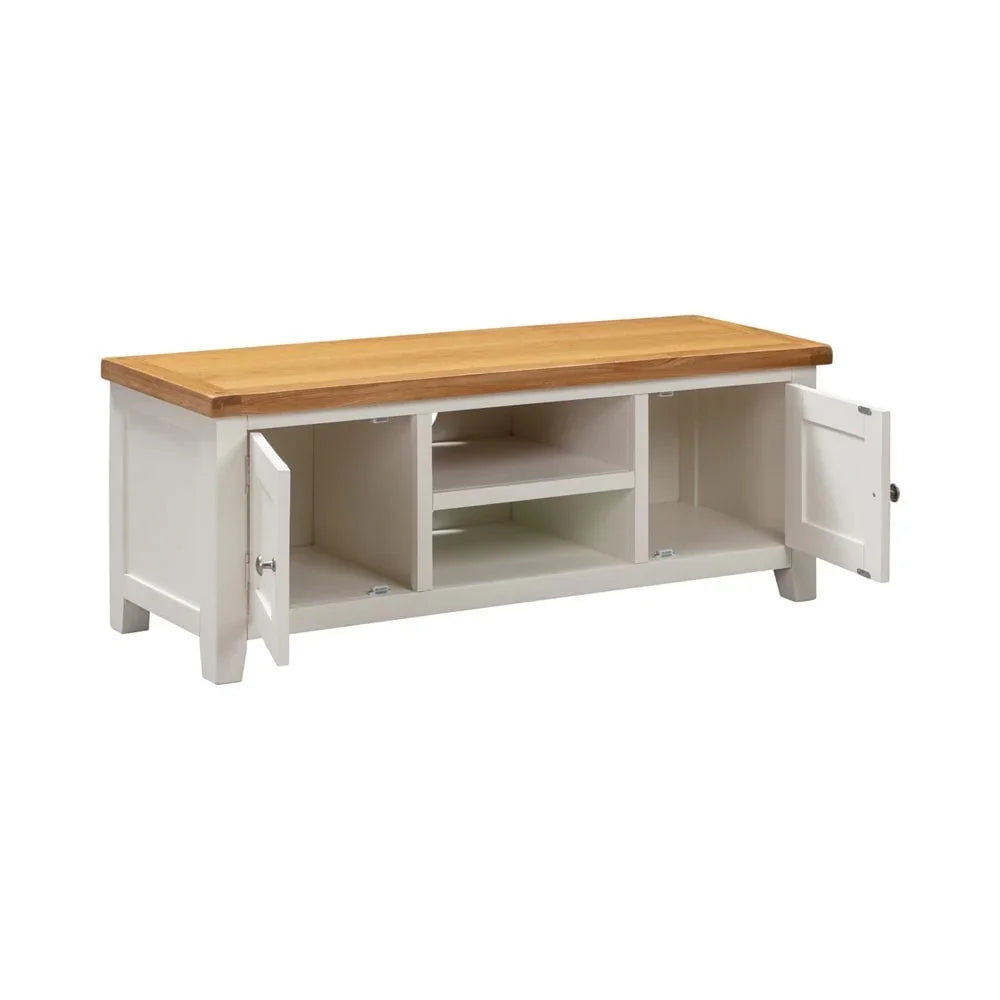 Melbourne White Plasma Tv Cabinet