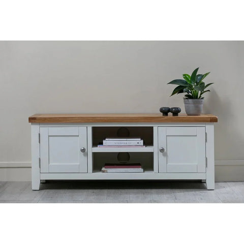 Melbourne White Plasma Tv Cabinet