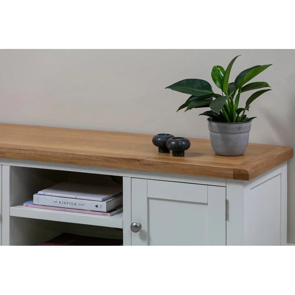 Melbourne White Plasma Tv Cabinet