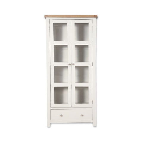 Melbourne White Display Cabinet