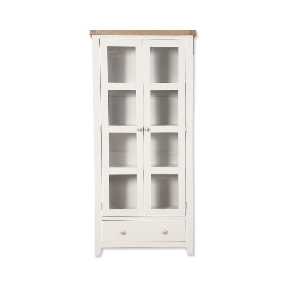Melbourne White Display Cabinet