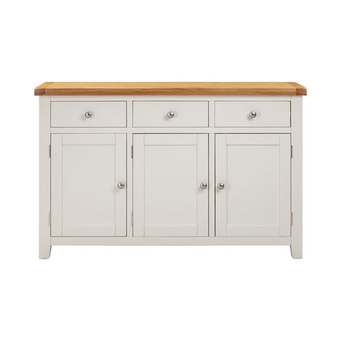 Melbourne White 3 Door Sideboard