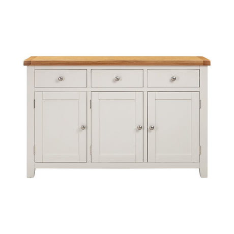 Melbourne White 3 Door Sideboard