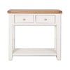 Melbourne White 2 Drawer Console Table