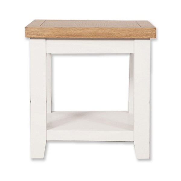 Melbourne White Lamp Table