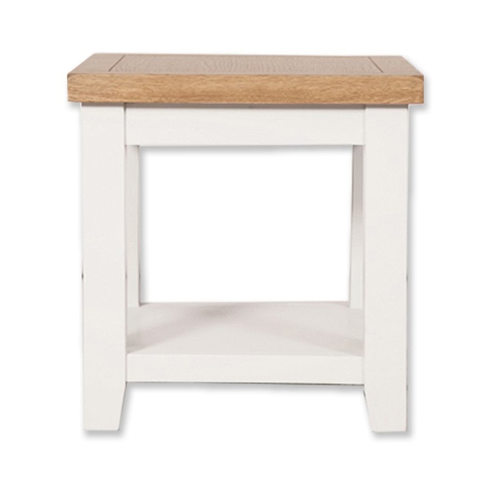 Melbourne White Lamp Table