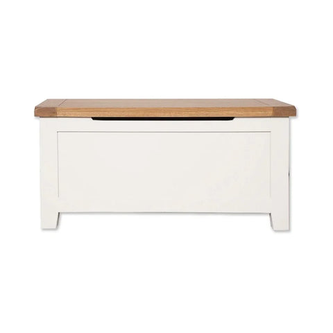Melbourne White Bedroom Blanket Box