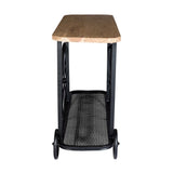 Craft Wheel Console Table