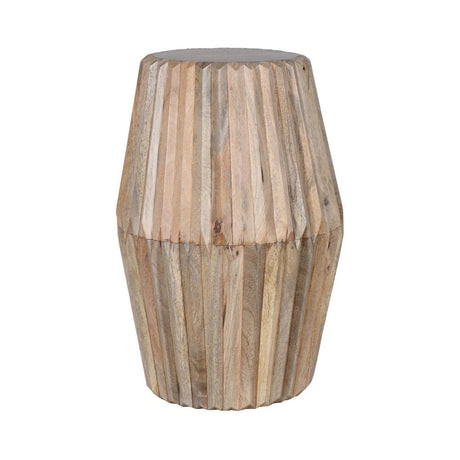 Hudson Carved Mango Wood Side Table