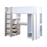 Ocean Highsleeper Pale Wood & White