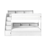 Camelot Staircase Bunk All White