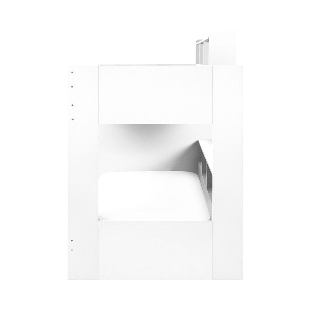 Camelot Staircase Bunk All White