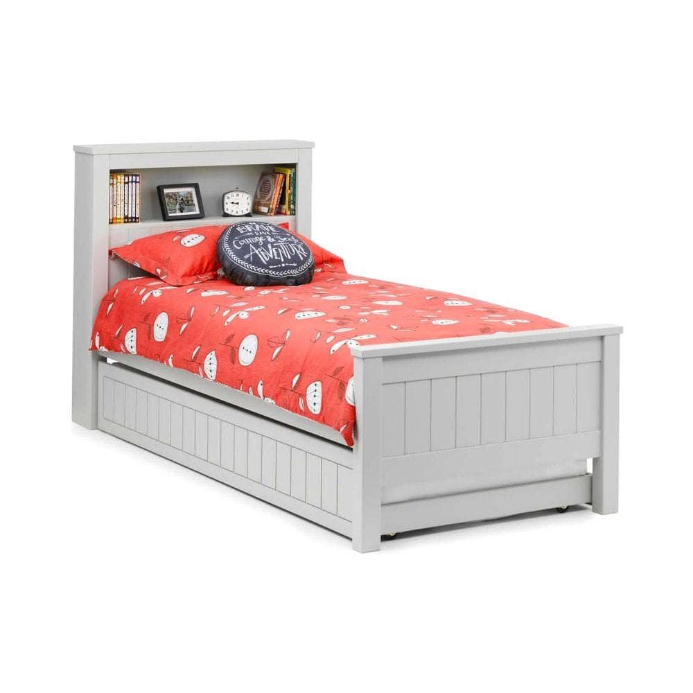 Maine Bookcase Bed 90cm - Dove Grey