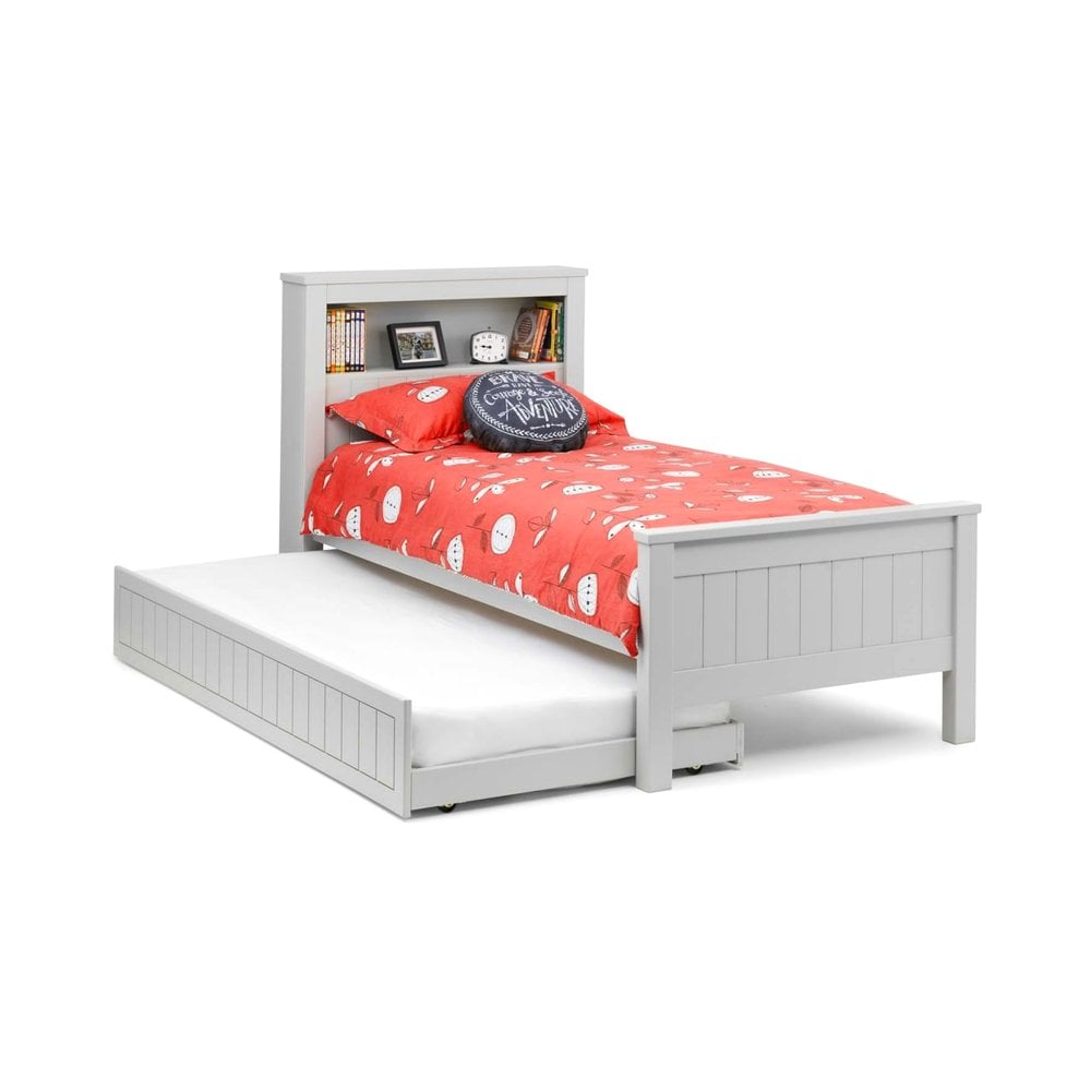 Maine Bookcase Bed 90cm - Dove Grey