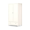 Maine 2 Door Combination Wardrobe - Surf White