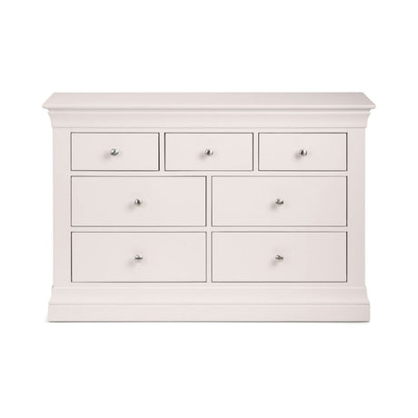 Clermont 4+3 Drawer Chest - Light Grey
