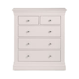 Clermont 3+2 Drawer Chest - Light Grey