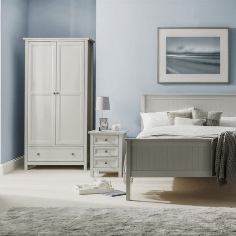 Maine 6 Drawer Wide Chest - Dove Grey
