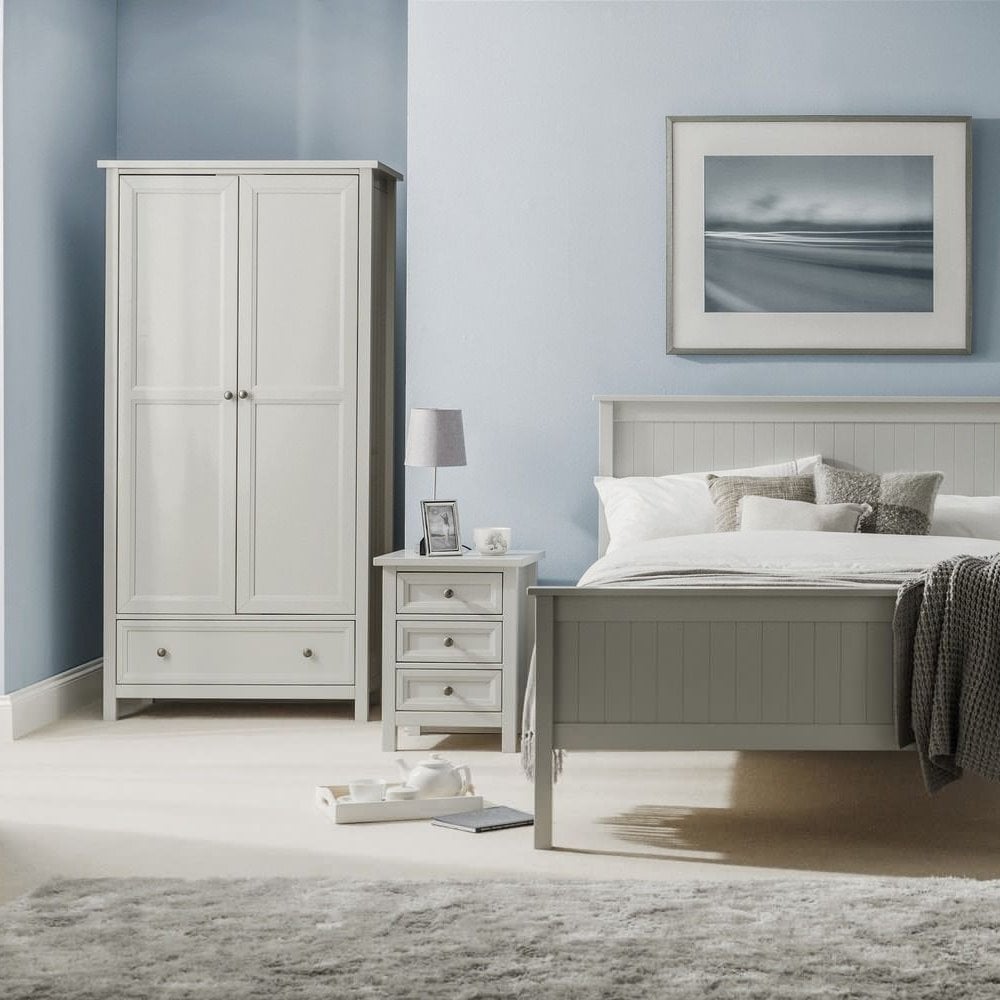 Maine 6 Drawer Wide Chest - Dove Grey