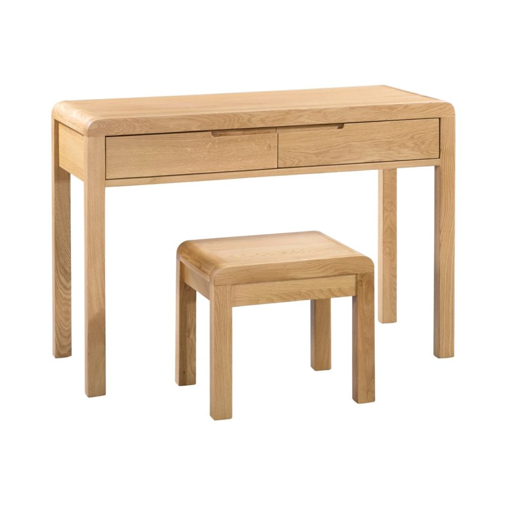 Curve 2 Drawer Dressing Table & Stool