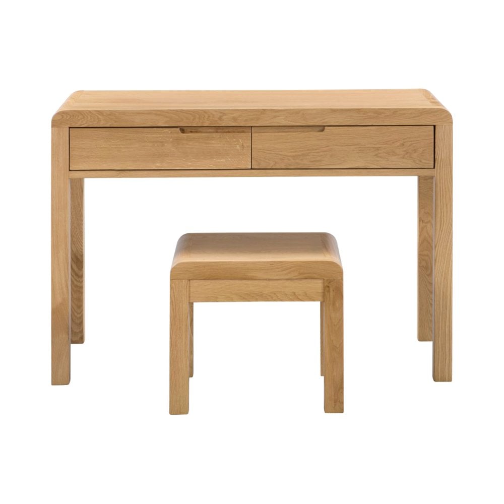 Curve 2 Drawer Dressing Table & Stool