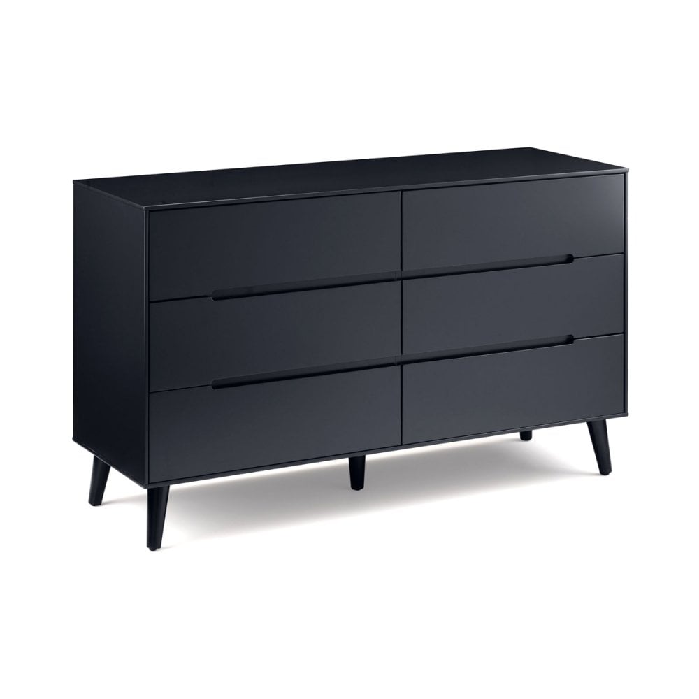 Alicia 6 Drawer Wide Chest - Anthracite