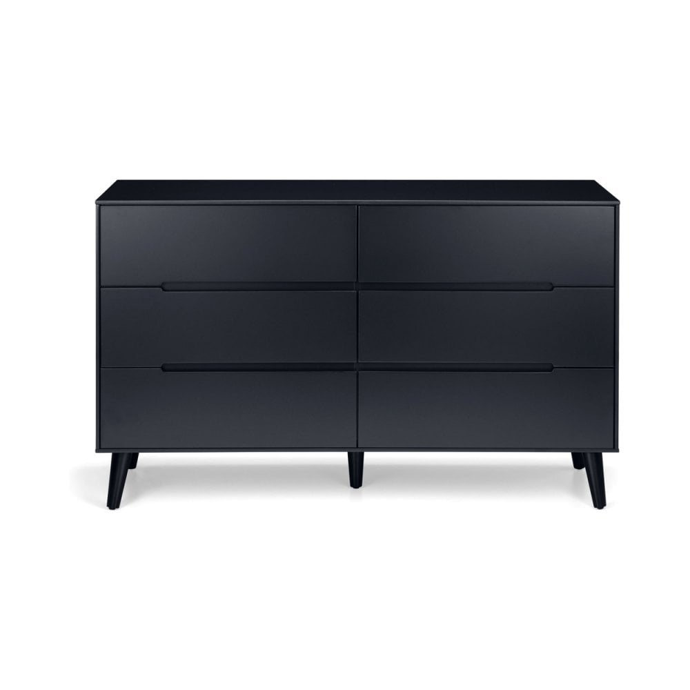 Alicia 6 Drawer Wide Chest - Anthracite