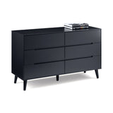 Alicia 6 Drawer Wide Chest - Anthracite