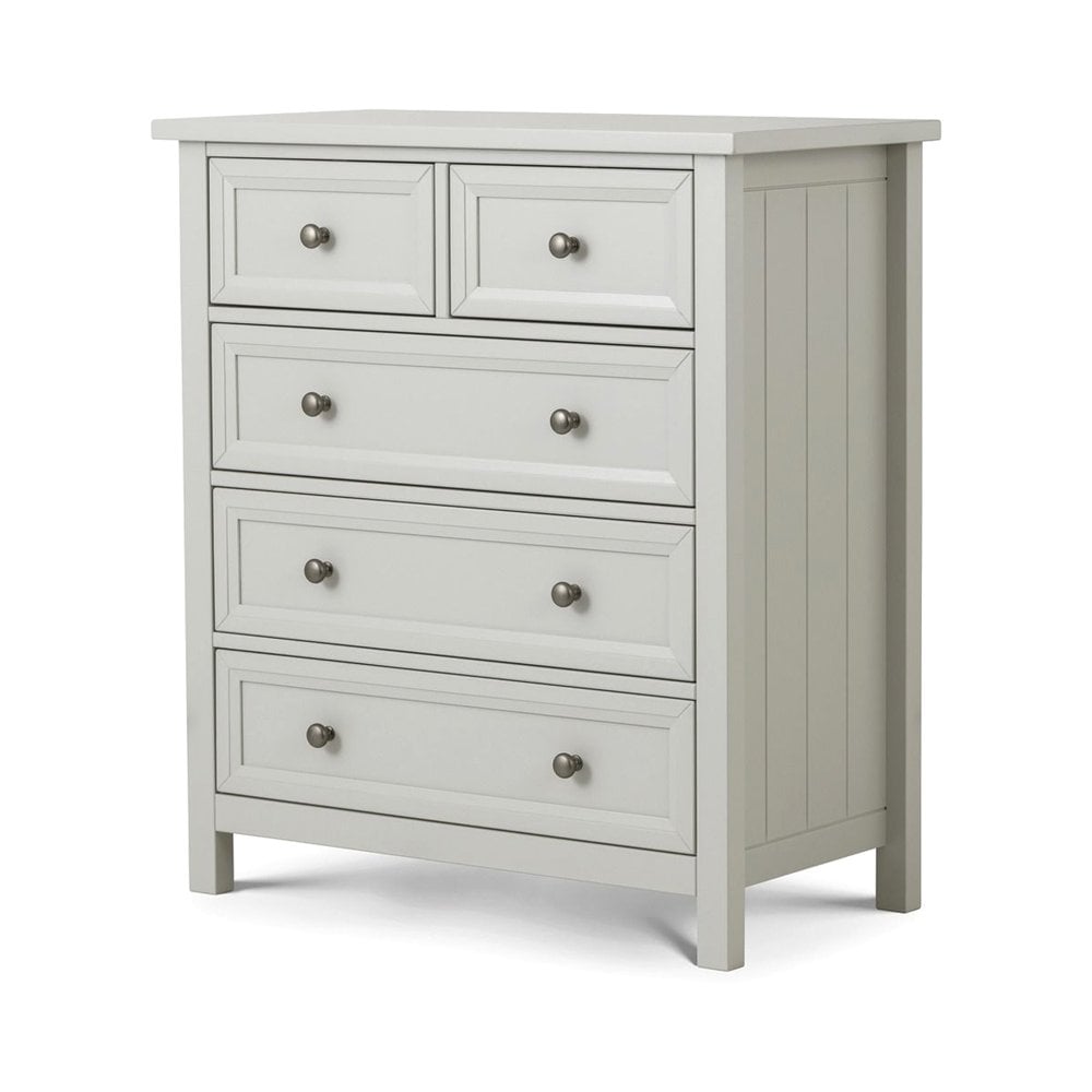 Maine 3 + 2 Drawer Chest - Dove Grey