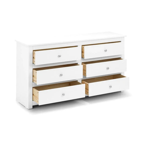 Radley 6 Drawer Chest - Surf White