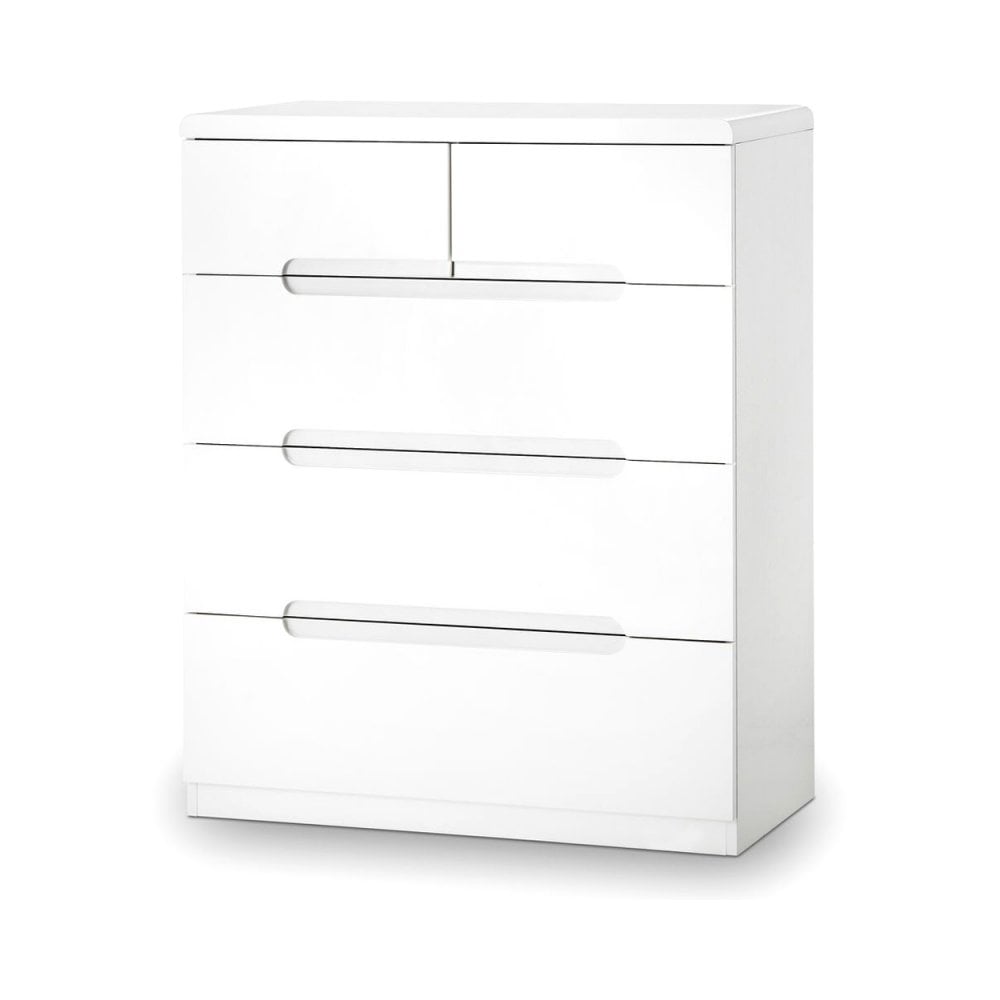 Manhattan 3+2 Drawer Chest - White