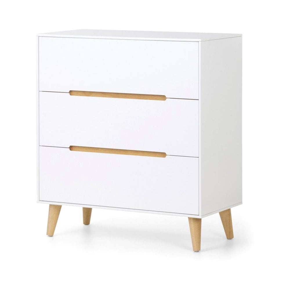 Alicia 3 Drawer Chest White