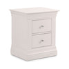 Clermont 2 Drawer Bedside - Light Grey