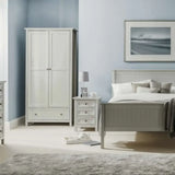 Maine 3 Drawer Bedside - Dove Grey