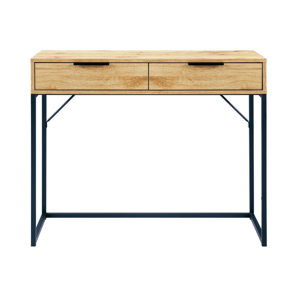 Bali 2 Drawer Dressing Table/Desk - Light Oak