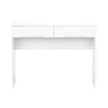 Manhattan Dressing Table With 2 Drawers - White