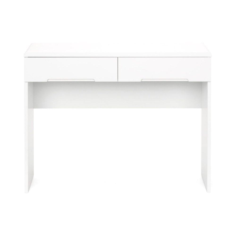 Manhattan Dressing Table With 2 Drawers - White