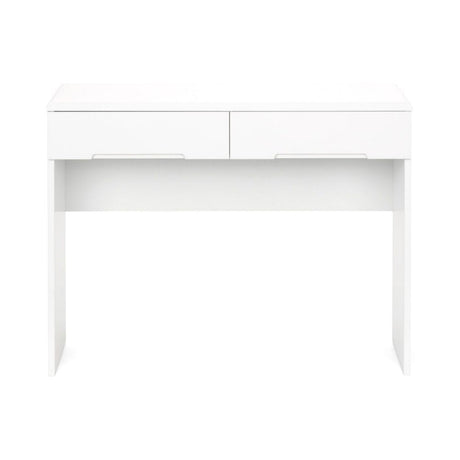 Manhattan Dressing Table With 2 Drawers - White