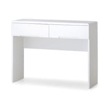 Manhattan Dressing Table With 2 Drawers - White