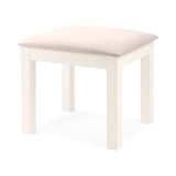 Maine Dressing Stool - Surf White