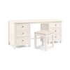 Maine Dressing Stool - Surf White