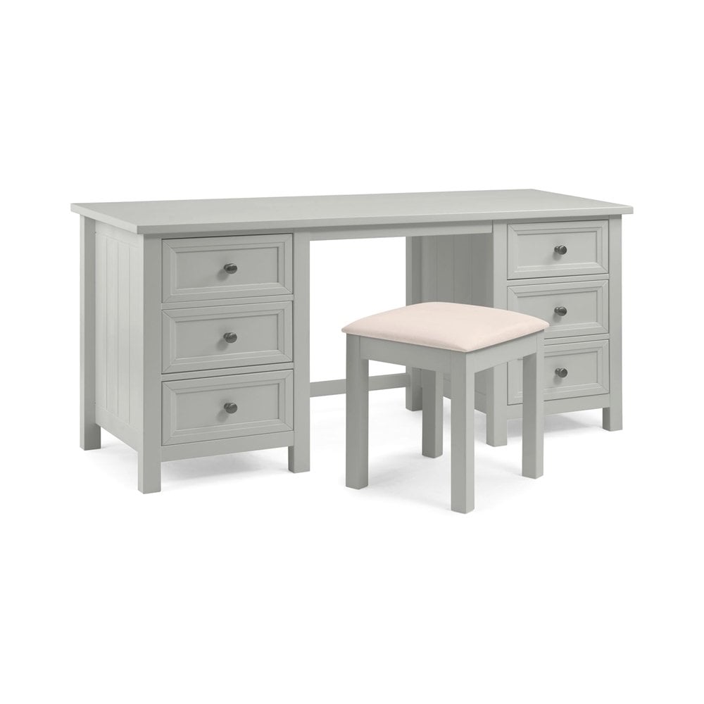 Maine Dressing Stool - Dove Grey