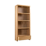 Curve Oak Tall Bookcase
