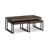 Brooklyn Nesting Coffee Tables - Dark Oak